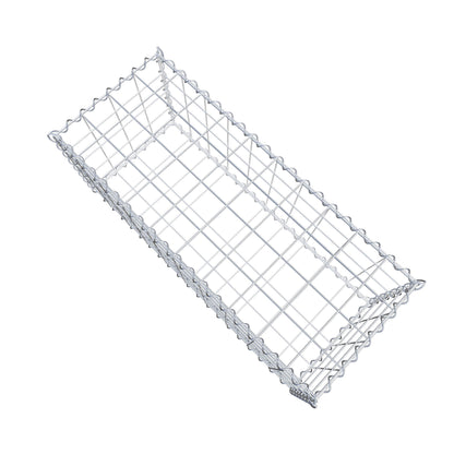 Gabion 100 cm x 40 cm x 40 cm (L x H x D), mesh size 10 cm x 10 cm, spiral