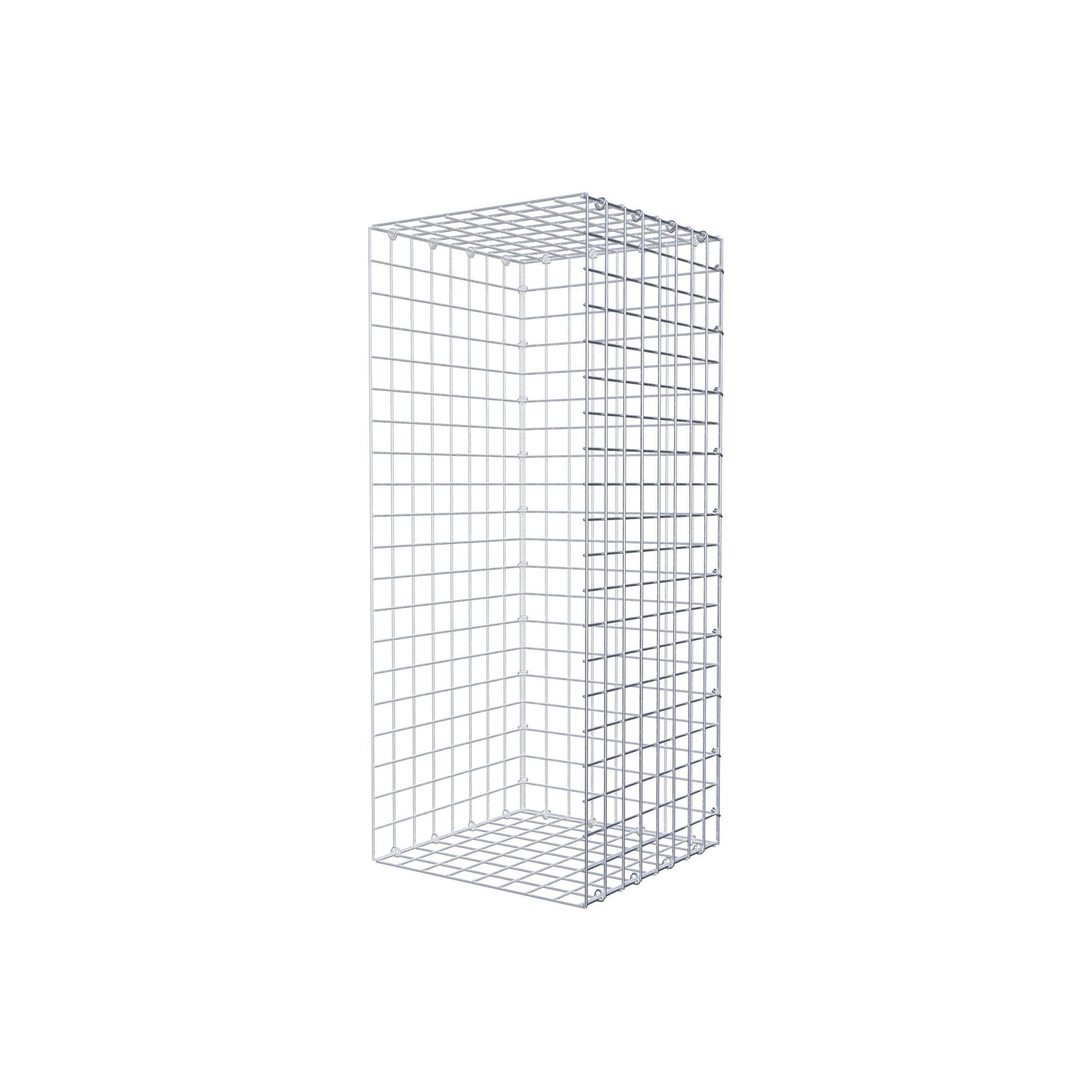 Gabião Tipo 2 100 cm x 40 cm x 40 cm (C x A x P), malhagem 5 cm x 5 cm, anel C