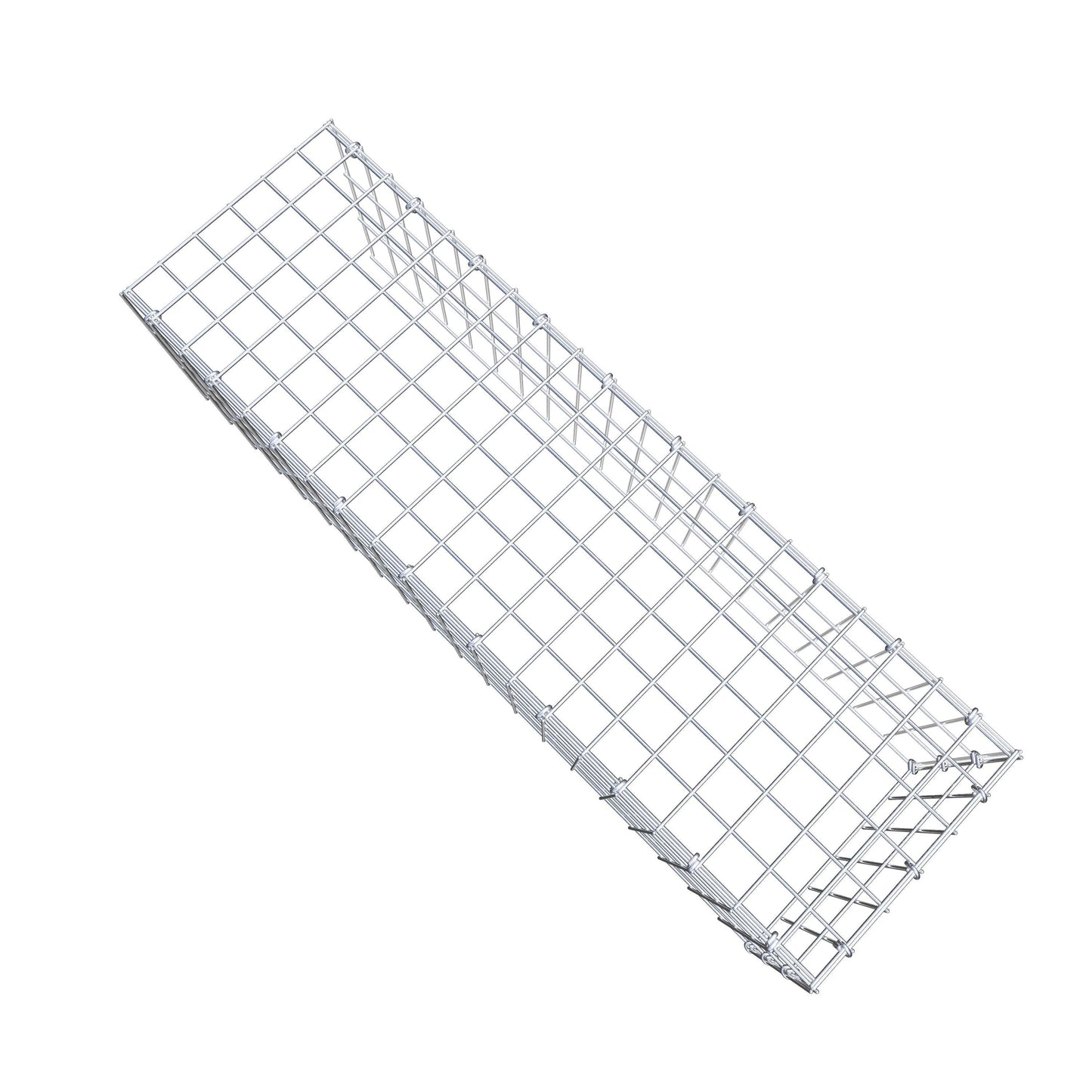 Gavión adicional tipo 4 100 cm x 30 cm x 30 cm (L x A x P), malla 5 cm x 10 cm, anillo en C