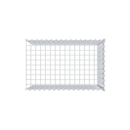 Fourche rapportée type 4 80 cm x 50 cm x 50 cm (L x H x P), mailles 5 cm x 5 cm, spirale