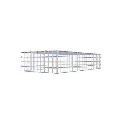 Gavión complementario de tipo 3 100 cm x 20 cm x 50 cm (L x A x P), malla 5 cm x 5 cm, anillo en C