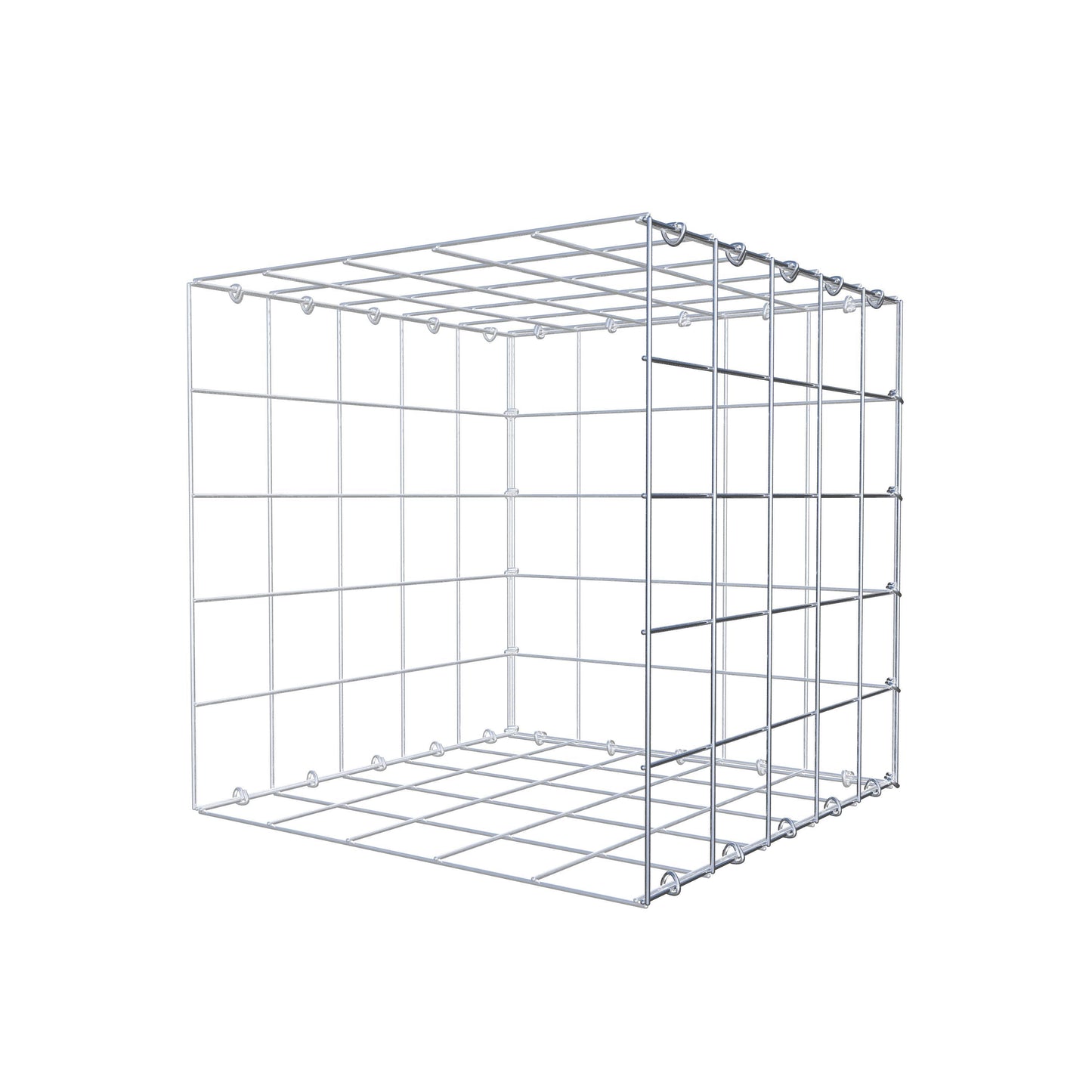 Gabião tipo 2 50 cm x 50 cm x 50 cm (C x A x P), malhagem 10 cm x 10 cm, anel C