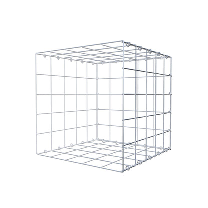 Gabião tipo 2 50 cm x 50 cm x 50 cm (C x A x P), malhagem 10 cm x 10 cm, anel C