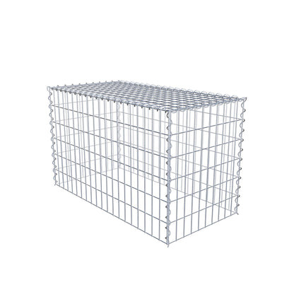 Gabbione aggiuntivo tipo 3 100 cm x 60 cm x 50 cm (L x A x P), maglia 5 cm x 10 cm, spirale