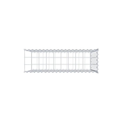 Gabião tipo 2 100 cm x 70 cm x 30 cm (C x A x P), malhagem 10 cm x 10 cm, espiral