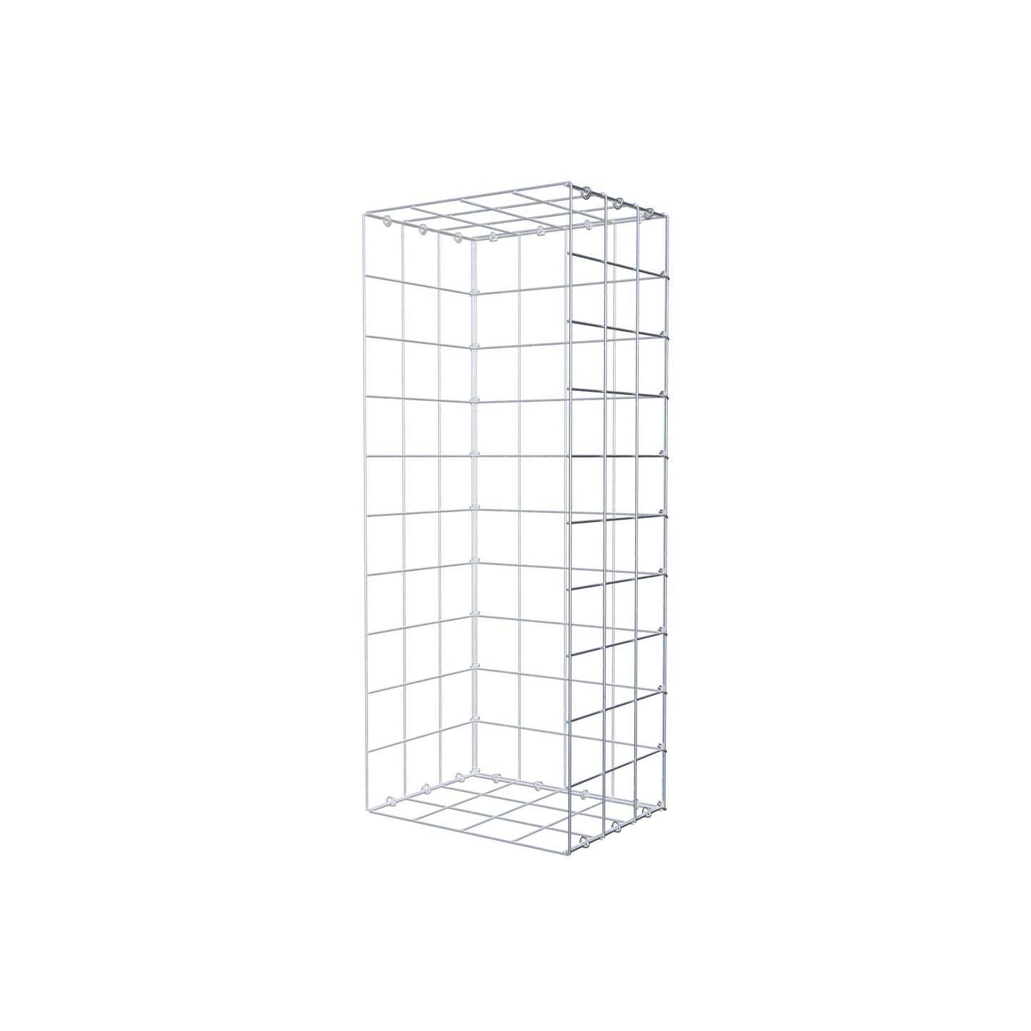 Fourche rapportée type 2 100 cm x 30 cm x 40 cm (L x H x P), mailles 10 cm x 10 cm, anneau C