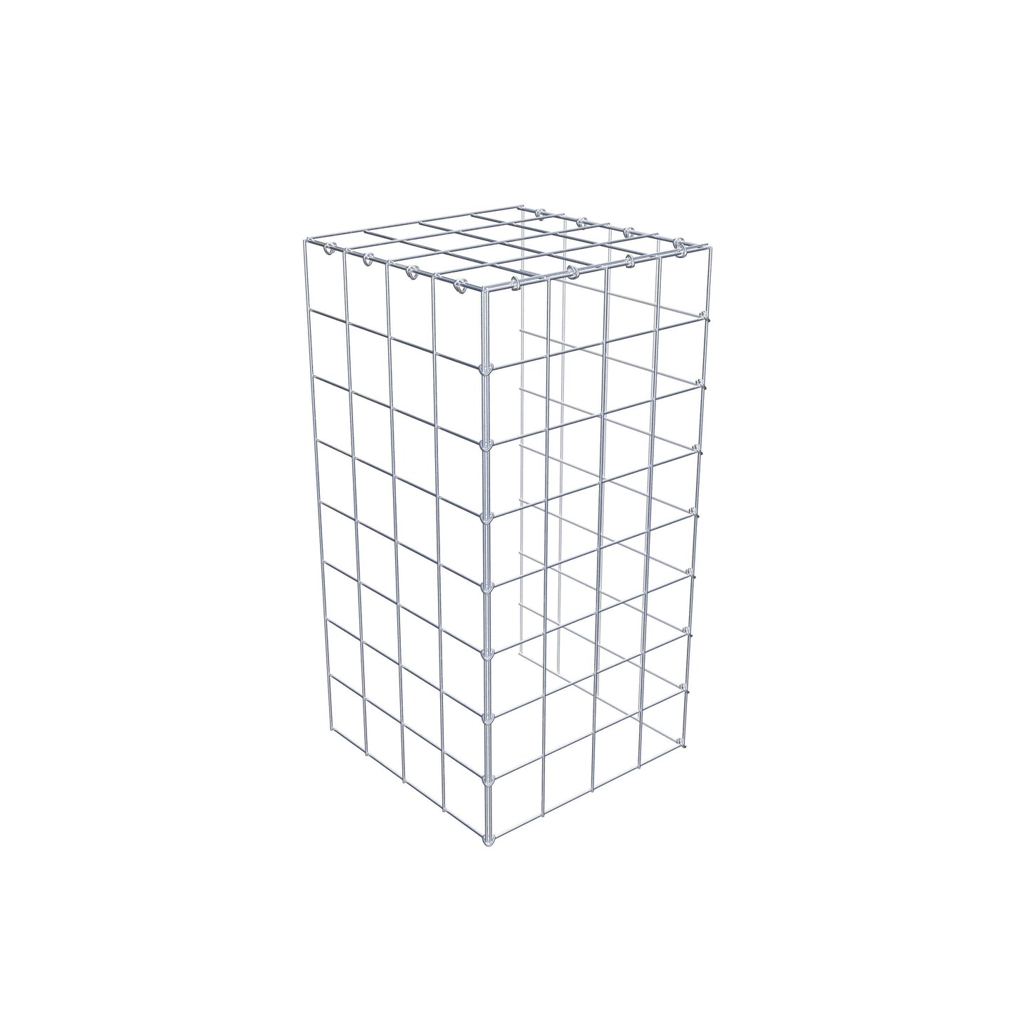 Pila adicional tipo 4 80 cm x 40 cm x 40 cm (L x A x P), malla 10 cm x 10 cm, anillo en C