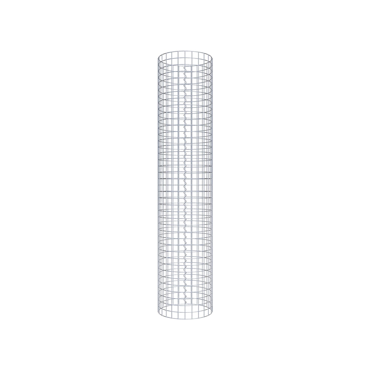 Gabionensäule rund 42 cm Durchmesser, 200 cm Höhe, Maschenweite 5 cm x 5 cm