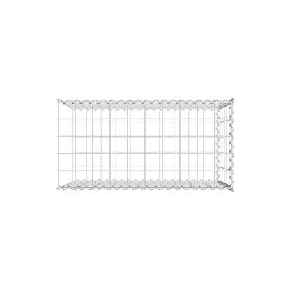 Gabião tipo 2 100 cm x 60 cm x 50 cm (C x A x P), malhagem 10 cm x 10 cm, espiral