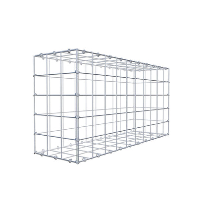 Gabion 100 cm x 50 cm x 30 cm (L x H x D), maskestørrelse 10 cm x 10 cm, C-ring