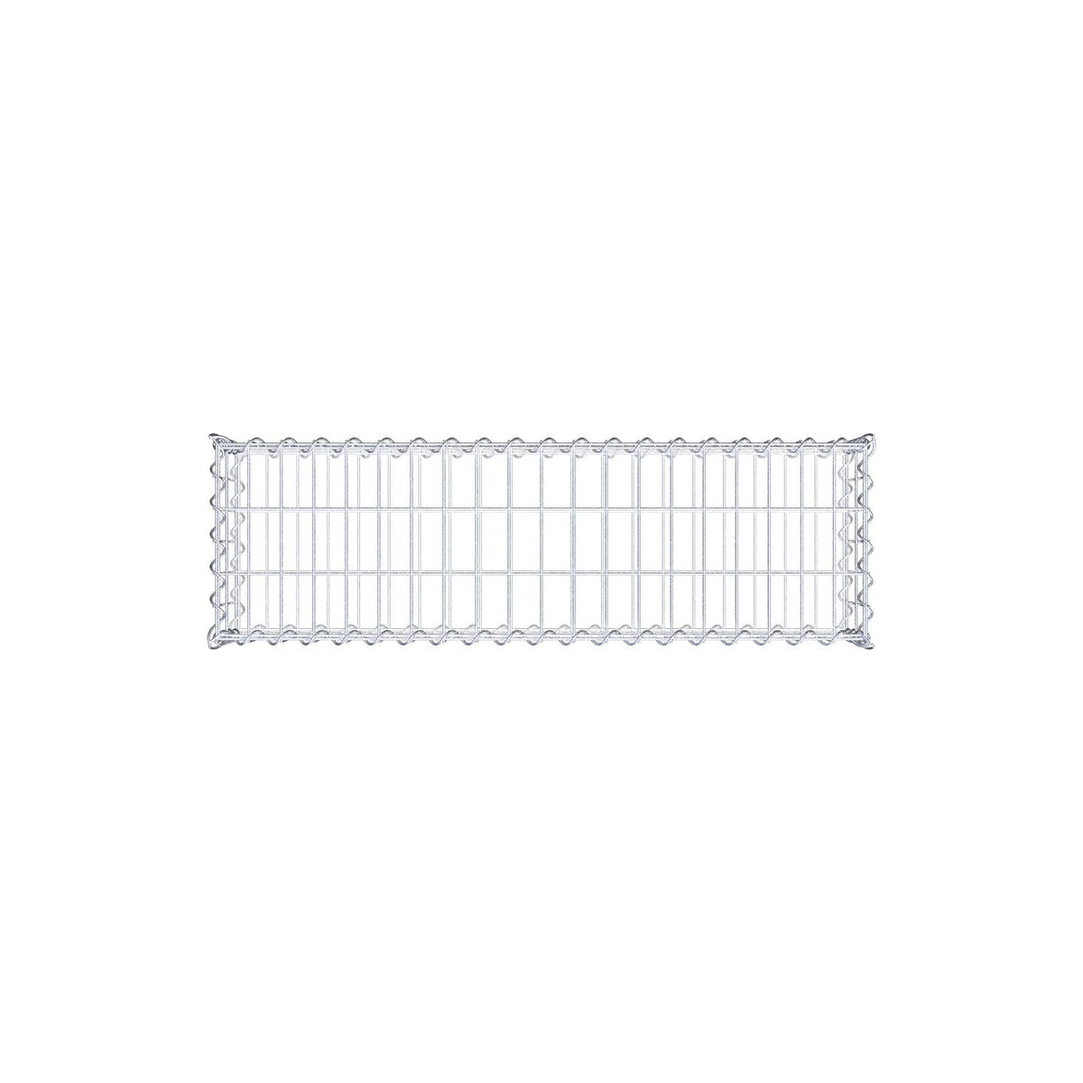 Gabion 100 cm x 20 cm x 30 cm (L x H x P), mailles 5 cm x 10 cm, spirale