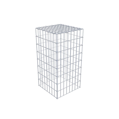 Anbaugabione Typ 3 80 cm x 40 cm x 40 cm (L x H x T), Maschenweite 5 cm x 10 cm, C-Ring