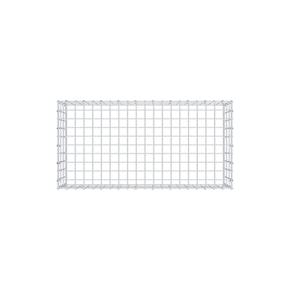 Gavión complementario de tipo 3 100 cm x 30 cm x 50 cm (largo x alto x fondo), malla 5 cm x 10 cm, anillo en C