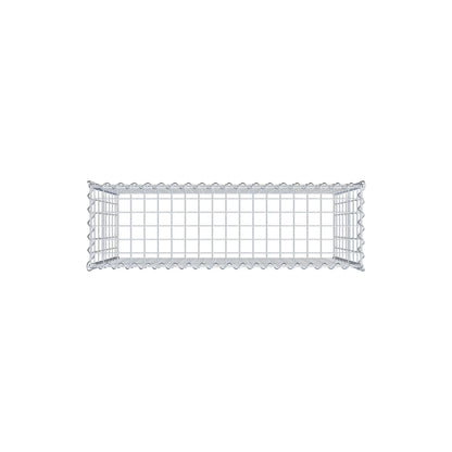 Gabbione aggiuntivo tipo 3 100 cm x 80 cm x 30 cm (L x H x P), maglia 5 cm x 10 cm, spirale