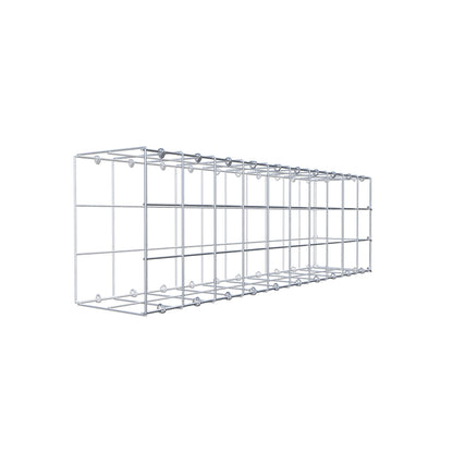Gabbione aggiuntivo di tipo 2 100 cm x 30 cm x 20 cm (L x A x P), maglia 10 cm x 10 cm, anello a C