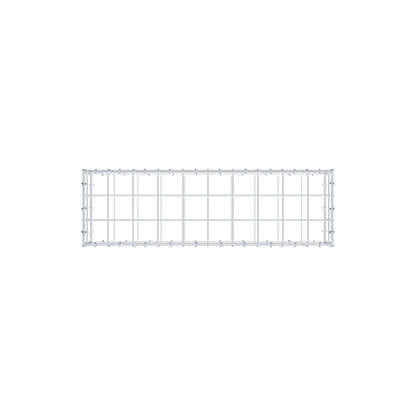 Gabion 100 cm x 20 cm x 30 cm (L x H x D), maskstorlek 10 cm x 10 cm, C-ring