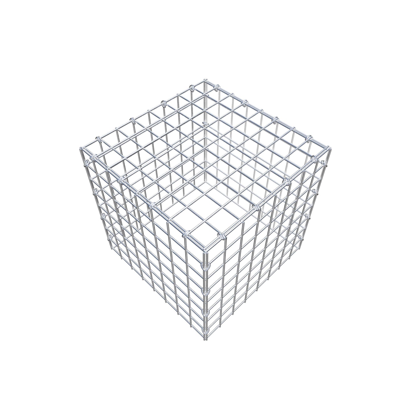 Gabião Tipo 3 40 cm x 40 cm x 40 cm (C x A x P), malhagem 5 cm x 5 cm, anel C