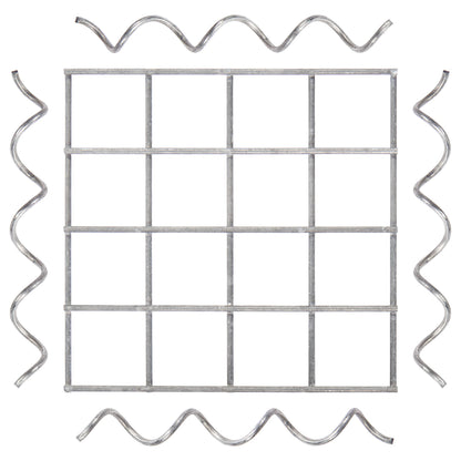 Coperchio per colonna MW 5 x 5 cm incl. 4 spirali di montaggio