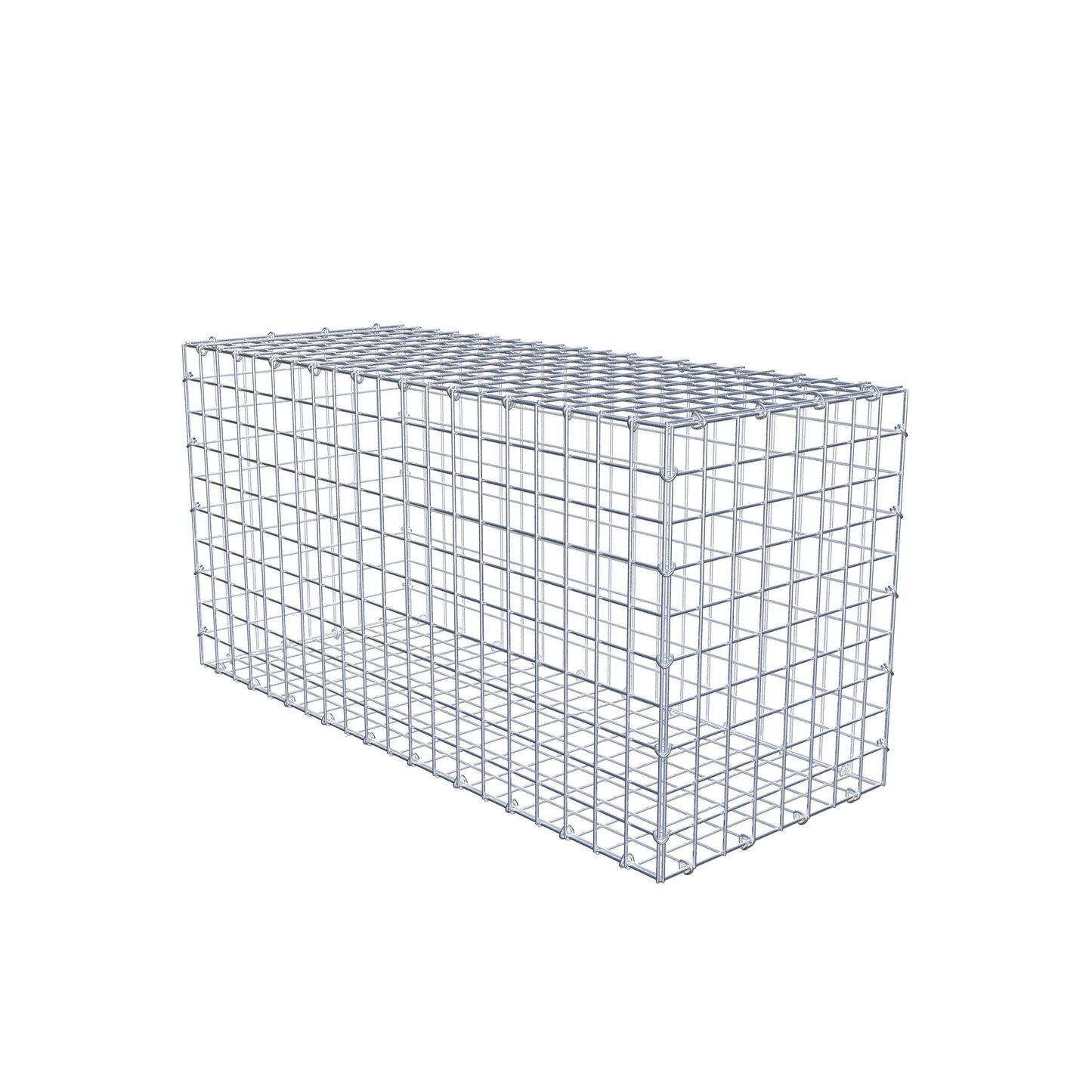 Schanskorf 100 cm x 50 cm x 40 cm (L x H x D), maaswijdte 5 cm x 5 cm, C-ring