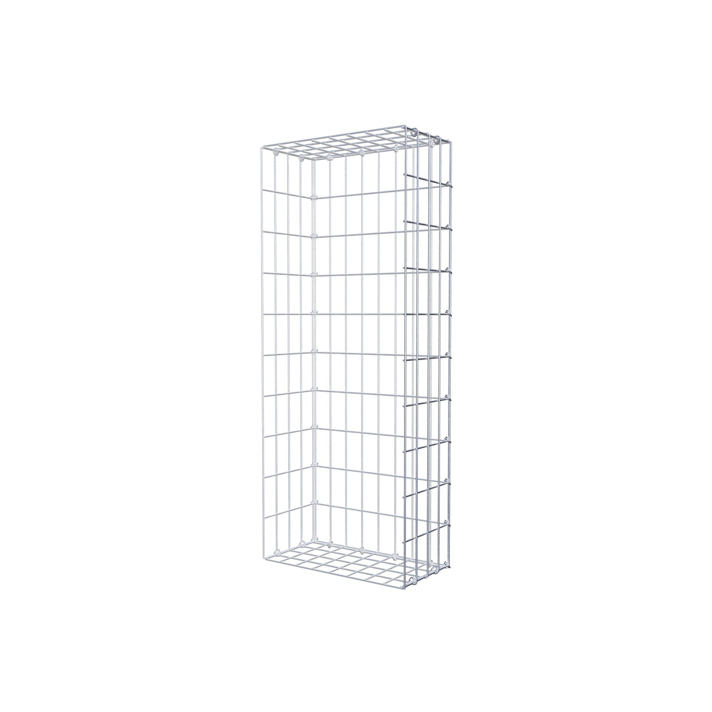 Anbaugabione Typ 2 100 cm x 20 cm x 40 cm, Maschenweite 5 cm x 10 cm, C-Ring