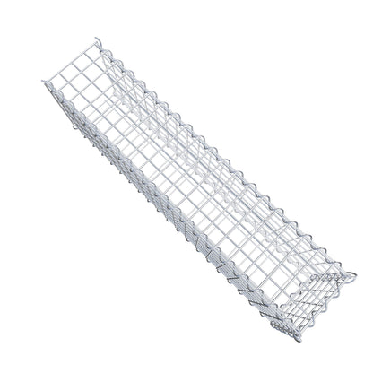 Gabbione aggiuntivo tipo 2 100 cm x 30 cm x 20 cm (L x H x P), maglia 5 cm x 5 cm, a spirale