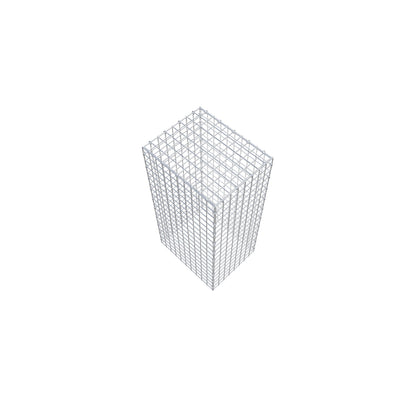 Gabião Tipo 3 100 cm x 50 cm x 40 cm (C x A x P), malhagem 5 cm x 5 cm, anel C