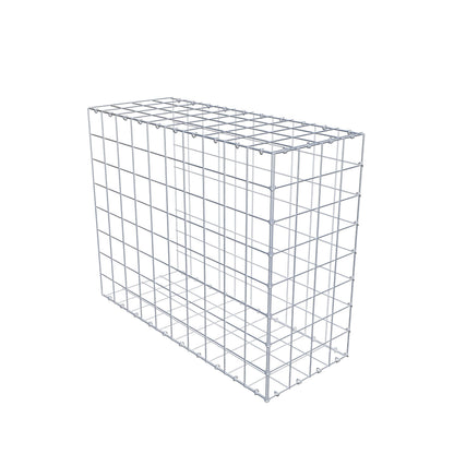 Gabião Tipo 2 100 cm x 80 cm x 40 cm (C x A x P), malhagem 10 cm x 10 cm, anel C