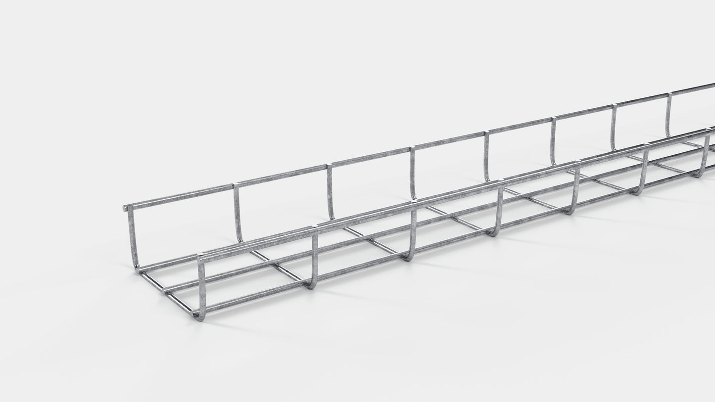 Kabelkanal Höhe 110 cm, Tiefe 5 cm, Maschenweite 5 x 10 cm
