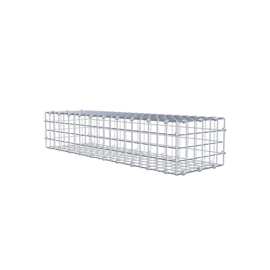 Gabion 100 cm x 20 cm x 30 cm (L x H x D), mesh size 5 x 5 cm, spiral ring