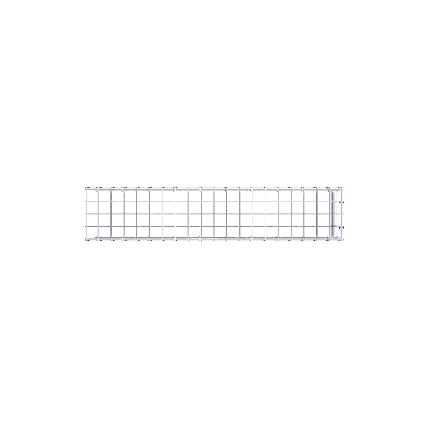 Gabião Tipo 4 100 cm x 30 cm x 20 cm (C x A x P), malhagem 5 cm x 5 cm, anel C