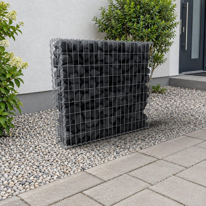 Gabione 100 cm x 90 cm x 20 cm (L x H x T), Maschenweite 5 cm x 10 cm, Spirale