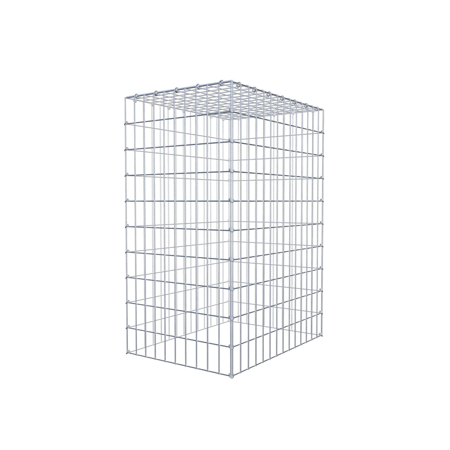 Gavión complementario de tipo 3 100 cm x 70 cm x 50 cm (L x A x P), malla 5 cm x 10 cm, anillo en C