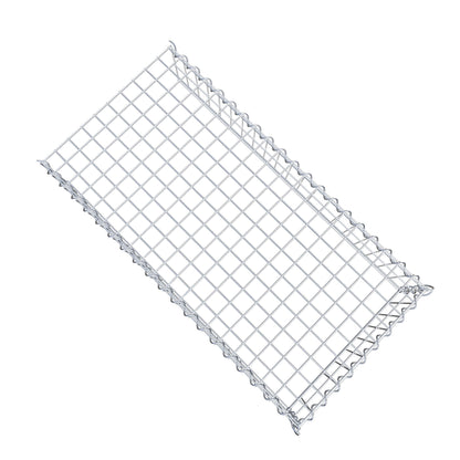 Gabião Tipo 4 100 cm x 20 cm x 50 cm (C x A x P), malhagem 5 cm x 10 cm, espiral