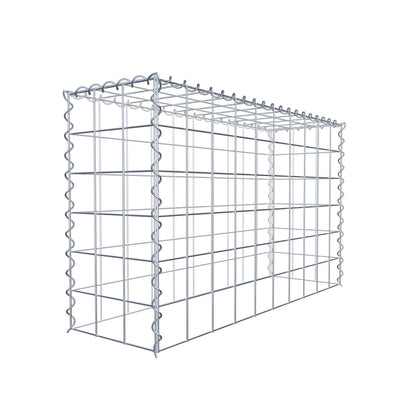 Anbaugabione Typ 3 100 cm x 60 cm x 30 cm (L x H x T), Maschenweite 10 cm x 10 cm, Spirale