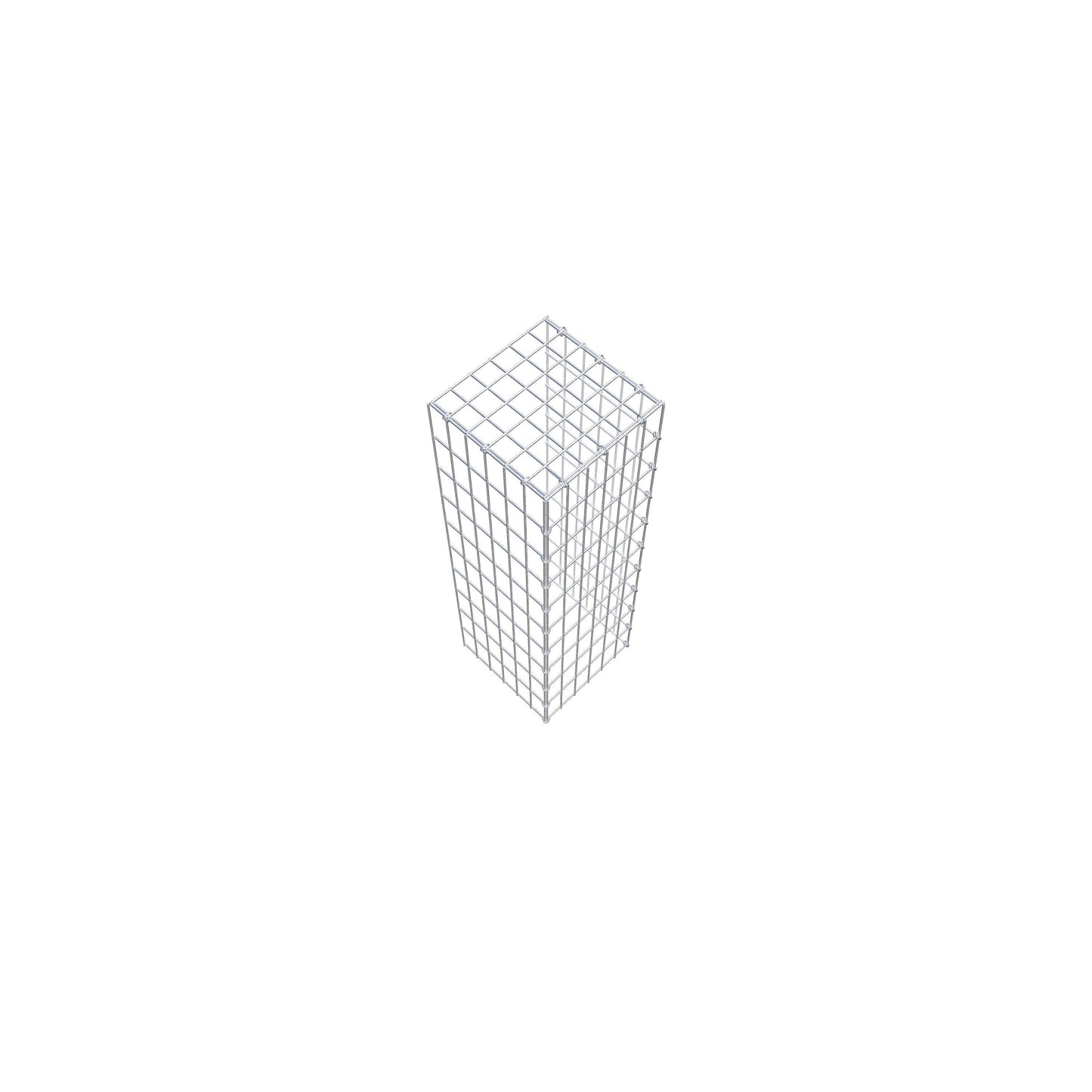 Gavión adicional tipo 4 100 cm x 30 cm x 30 cm (L x A x P), malla 5 cm x 10 cm, anillo en C
