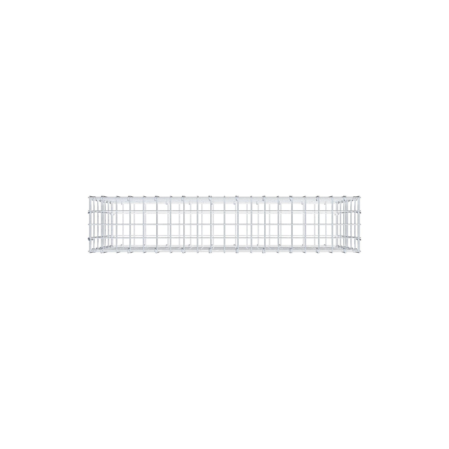 Schanskorf 100 cm x 60 cm x 20 cm (L x H x D), maaswijdte 5 cm x 10 cm, C-ring