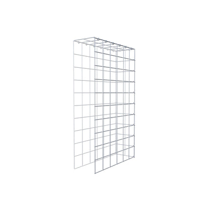 Typ 4 påbyggnadsgabion 100 cm x 60 cm x 20 cm (L x H x D), maskstorlek 10 cm x 10 cm, C-ring