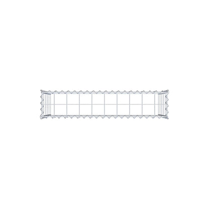 Gabion rapporté type 3 100 cm x 50 cm x 20 cm (L x H x P), mailles 10 cm x 10 cm, spirale