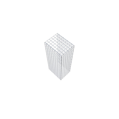 Gabião Tipo 4 100 cm x 40 cm x 30 cm (C x A x P), malhagem 5 cm x 5 cm, anel C