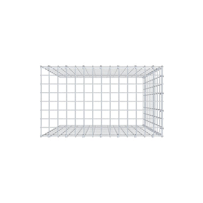 Opzetpaal type 4 100 cm x 70 cm x 40 cm (L x H x D), maaswijdte 5 cm x 10 cm, C-ring