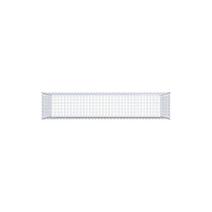 Gabion 200 cm x 100 cm x 40 cm (L x H x D), maskestørrelse 5 cm x 5 cm, spiral