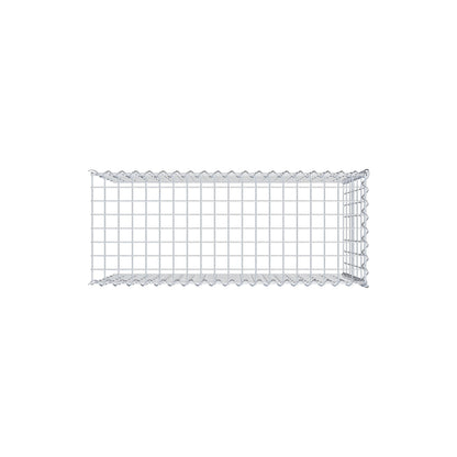 Gabion rapporté type 4 100 cm x 60 cm x 40 cm (L x H x P), mailles 5 cm x 10 cm, spirale