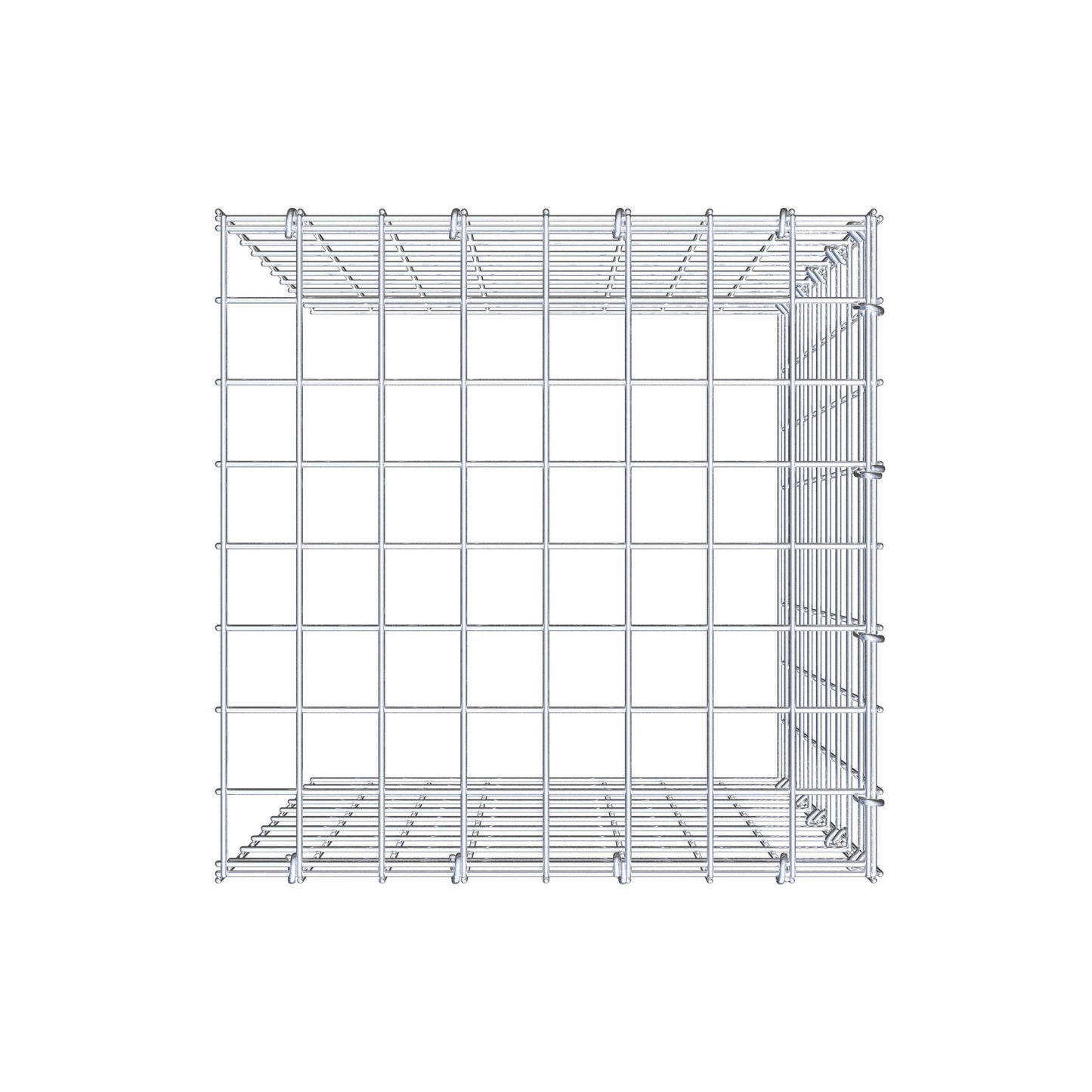 Gabião Tipo 4 50 cm x 40 cm x 40 cm (C x A x P), malhagem 5 cm x 5 cm, anel C