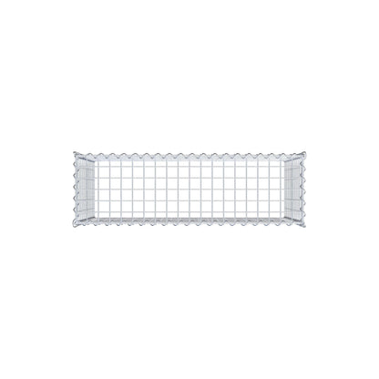 Påväxt gabion typ 3 100 cm x 60 cm x 30 cm (L x H x D), maskstorlek 5 cm x 5 cm, spiral