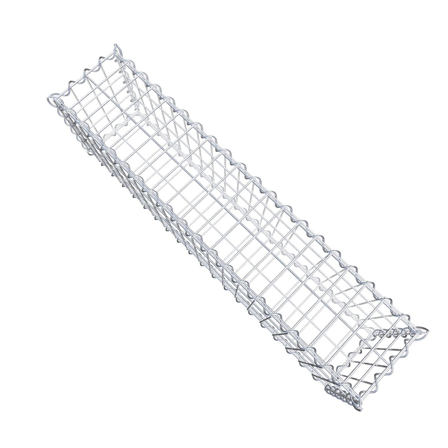 2er Set Gabionen 100 cm x 30 cm x 20 cm (L x H x T), Maschenweite 5 x 10 cm, Spirale