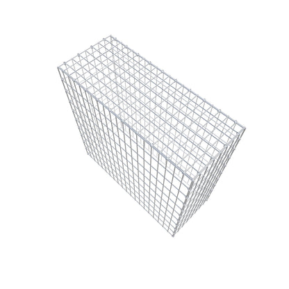Gabbione aggiuntivo di tipo 3 100 cm x 100 cm x 40 cm (L x H x P), maglia 5 cm x 10 cm, anello a C