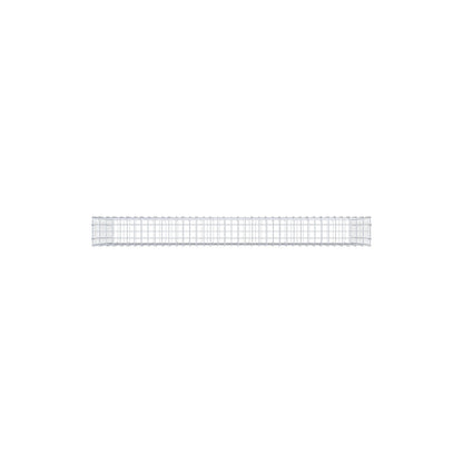 Gabione 200 cm x 100 cm x 20 cm (L x H x T), Maschenweite 5 cm x 10 cm, C-Ring
