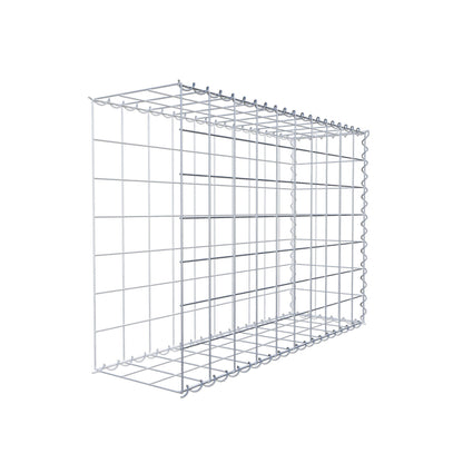 Gabião tipo 2 100 cm x 70 cm x 30 cm (C x A x P), malhagem 10 cm x 10 cm, espiral