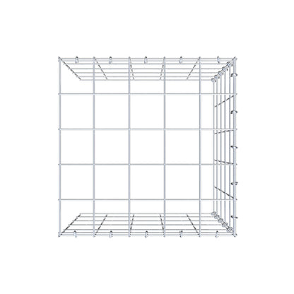 Anbaugabione Typ 4 50 cm x 50 cm x 50 cm (L x H x T), Maschenweite 10 cm x 10 cm, C-Ring