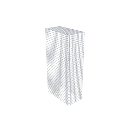 Gavión adicional tipo 4 200 cm x 100 cm x 50 cm (L x A x P), malla 5 cm x 5 cm, anillo en C